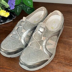 Easy Spirit Metallic Gold Slip-On Sneakers Lowest Price